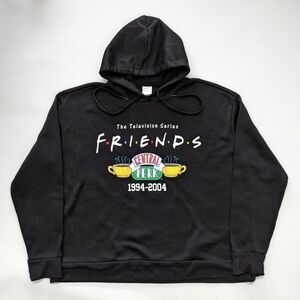 Vintage Friends Central Perk 1994-2004 black hoodie, women’s 1X